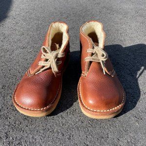 Brown Leather Ankle Boots